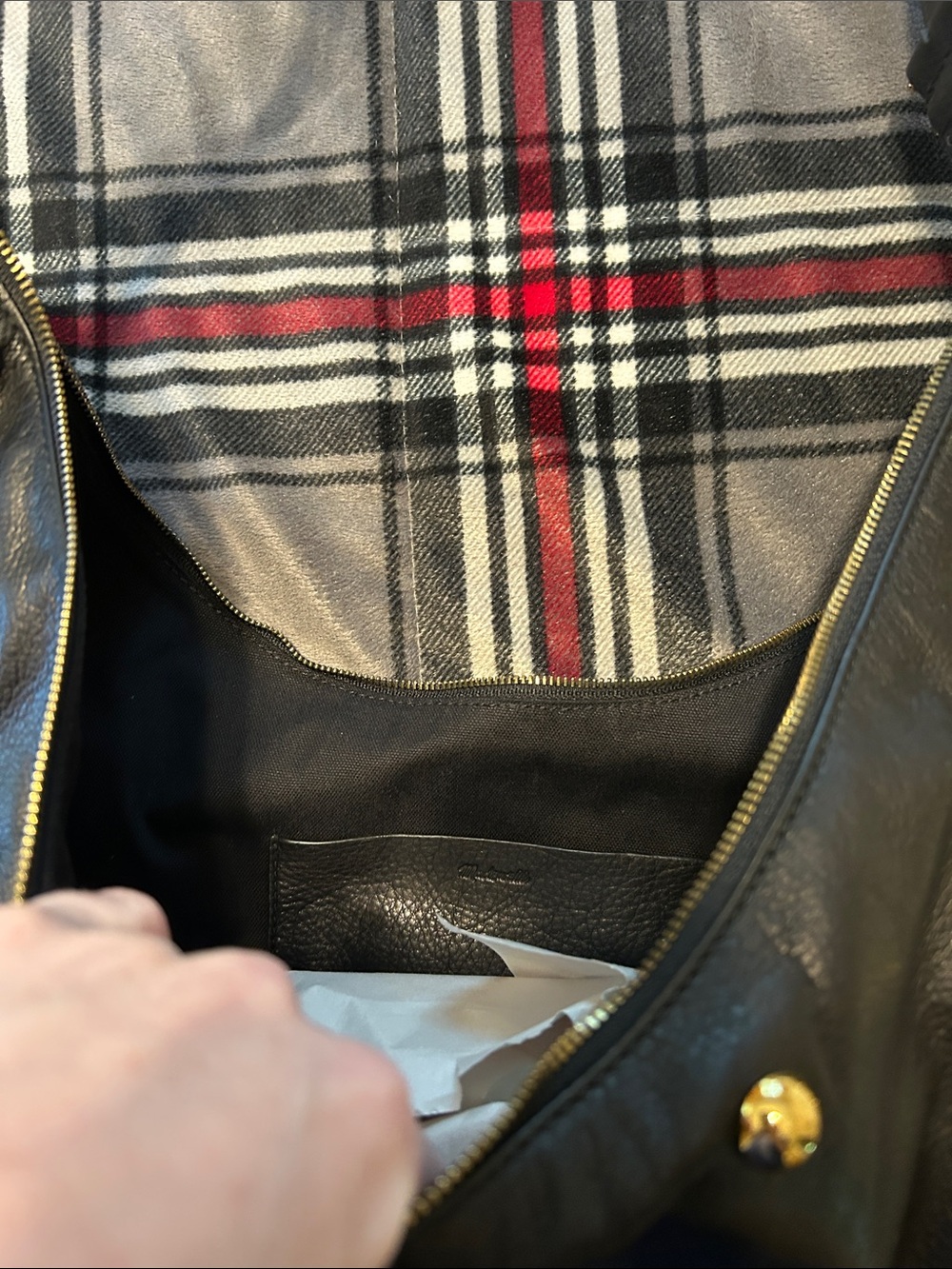 Madewell The Essential Curve Bag Black Leather - Picture 3 of 5